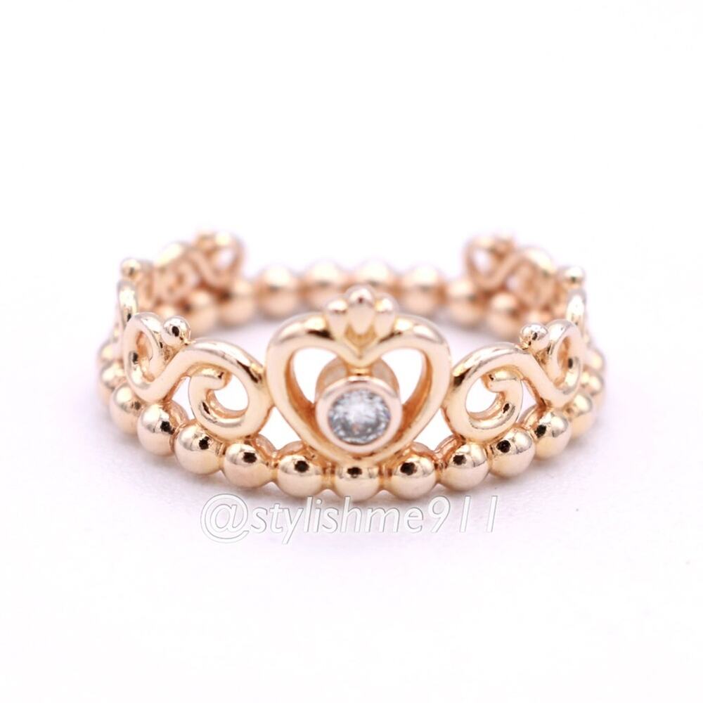 Authentic Pandora Rose My Princess Ring - 180880CZ